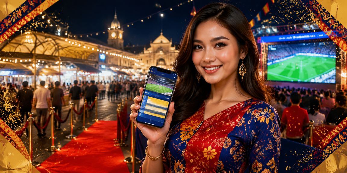 Peminat bola sepak Malaysia menonton perlawanan langsung sambil menggunakan platform taruhan 6300