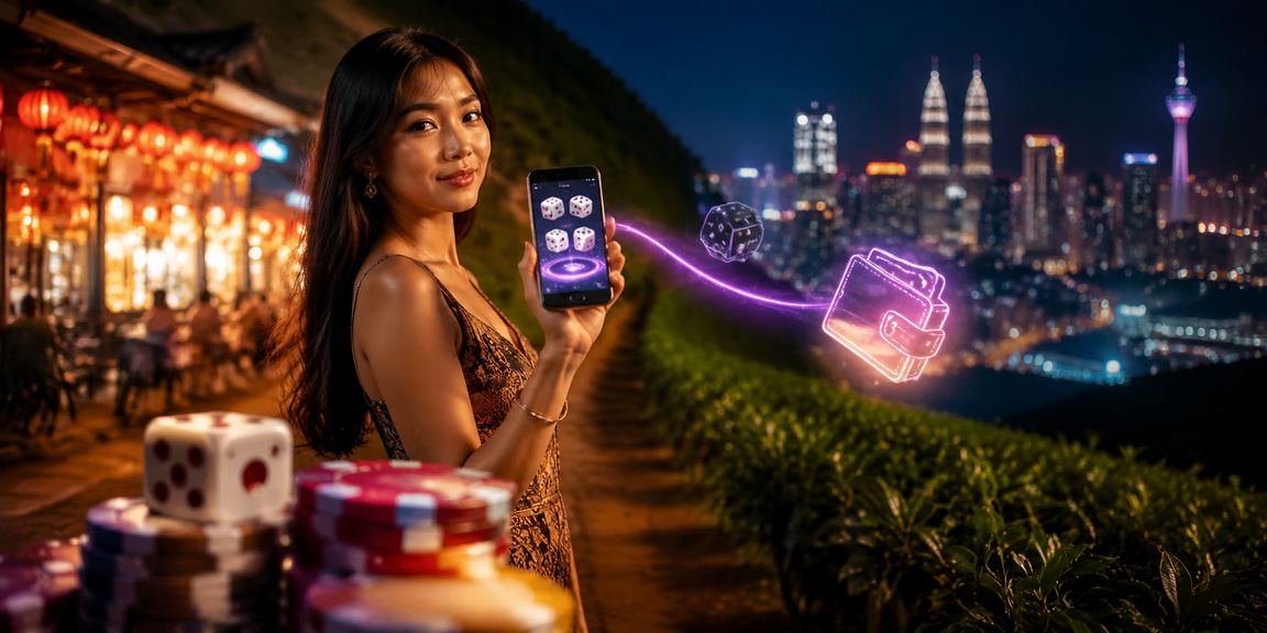 Permainan dadu dalam talian pada apl mudah alih 6300 Kuala Lumpur